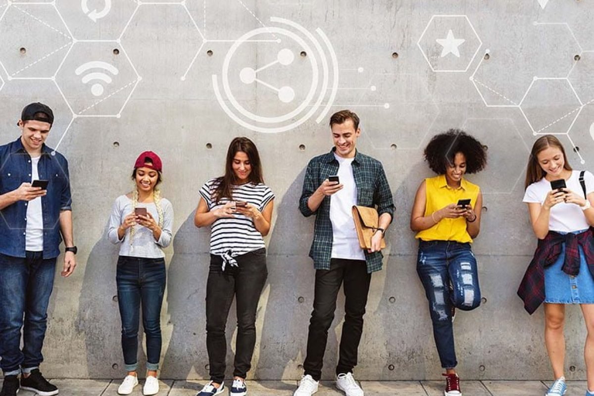 Friends on social media